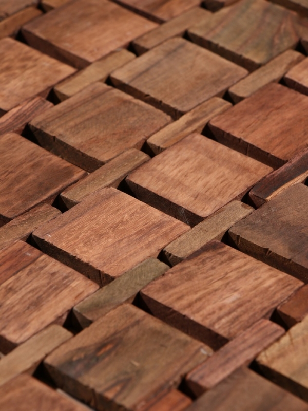 Коврик из тикового дерева, 40х30х0,7 см