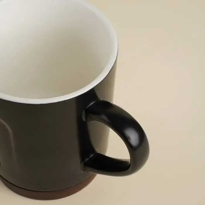 Кружка SL Home &laquo;Дольче фар ниенто&raquo;, 400 мл, керамика, чёрная