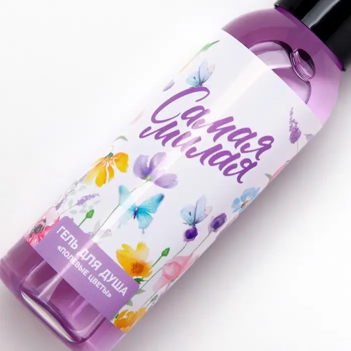 Гель для душа «8 Марта», 100 мл, аромат полевых цветов, Чистое счастье Гель для душа «8 Марта», 100 мл, аромат полевых цветов, Чистое счастье