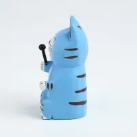 Фигурка &laquo;Кот с микрофоном&raquo;, 3&times;4&times;8 см, дерево, МИКС
