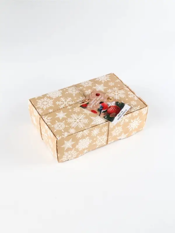 Набор новогодний  Набор новогодний "Здоровья и душевного тепла": джем, чай, орехи