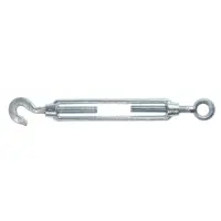Талреп крюк-кольцо ТУНДРА krep, DIN1480, М16, оцинкованный, 1 шт.