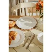 Тарелки SL Home &laquo;Винтаж фрэнч&raquo;, d=27 см, набор 2 шт., фарфор, белые