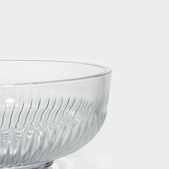 Набор стеклянных салатников с крышкой Lav «Токио», 2,6/1,5/0,8 л, 3 шт