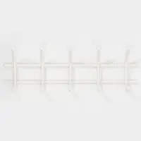 Вешалка настенная &laquo;Норма&raquo;, белая