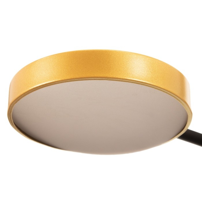 Люстра 1851/7 LED 72Вт 3000-6000К черно-золотой 79х77х43 см BayerLux