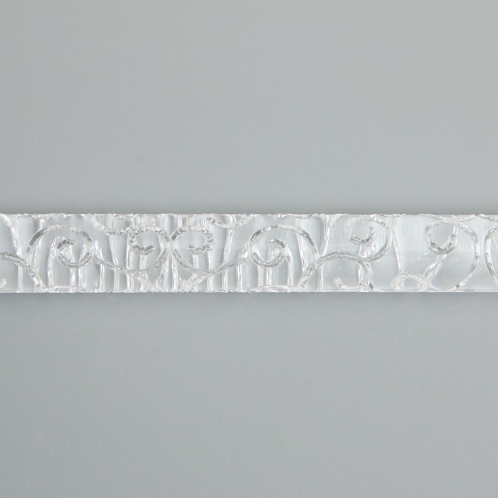 Скалка для творчества акрил Скалка для творчества акрил "Завитки" 16х1 см