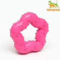 Жевательная игрушка для собак &laquo;Пленительная звезда&raquo;, 7 см, TPR, розовая