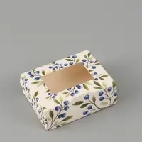 Коробка подарочная с окном &laquo;Ягоды&raquo;, 10&times;8&times;3.5 см, самосборная