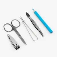 Швейный набор, 89 предметов, в футляре, 21&times;14&times;3 см