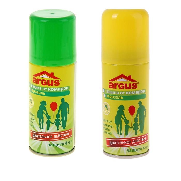 Аэрозоль репеллентный от комаров, мошек, слепней   Аэрозоль репеллентный от комаров, мошек, слепней  "Argus",100 мл