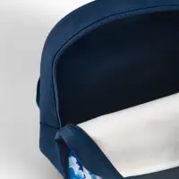 Рюкзак детский 27*10*30, отд на молнии, космос т-синий