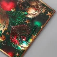 Пакет подарочный новогодний ламинированный, &laquo;Новогодний&raquo;, 18&times;10&times;22.3 см