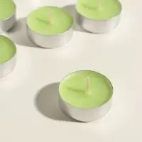 Набор свечей ароматических чайных &laquo;Лайм и мята&raquo;, 9 шт.