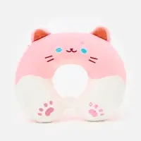 Мягкая игрушка - антистресс подголовник "Кошечка" 32 см