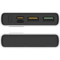 Внешний аккумулятор PERO PB05 10000 mAh,Li-Pol,output USB-C + 2USB-A,белый