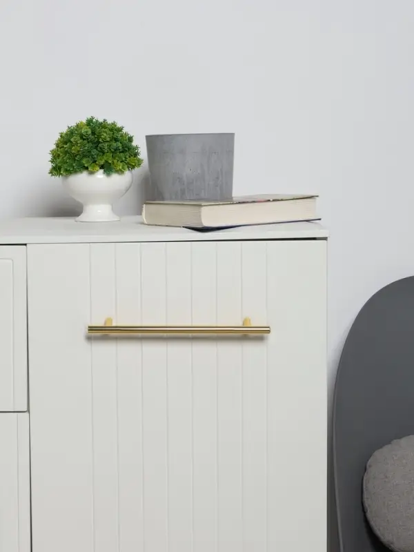 Ручка рейлинг ТУНДРА BISTRO, d=12 мм, м/о 192 мм, цвет золото