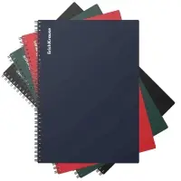 Тетрадь на спирали ErichKrause. Classic А4, 60 листов, в клетку, пластиковая обложка, блок офсет, МИКС