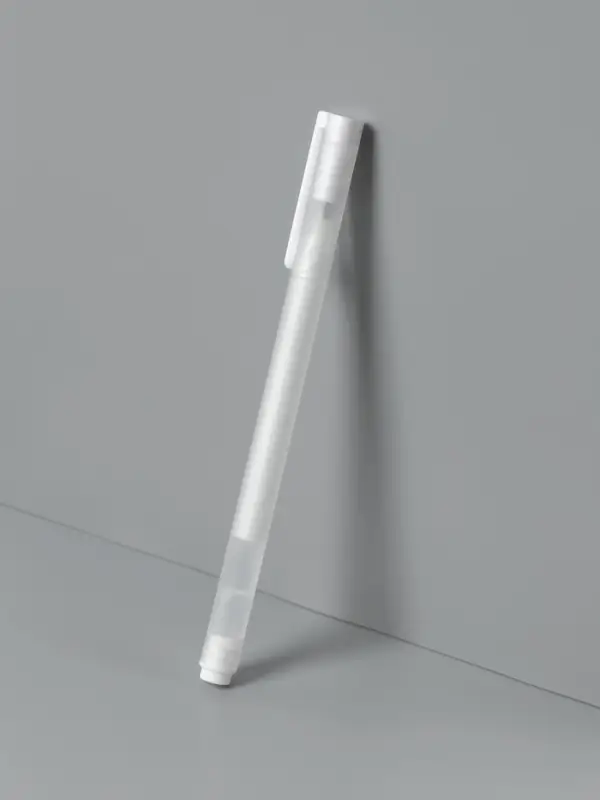 Ручка для джинсовой ткани термоисчезающая, белая