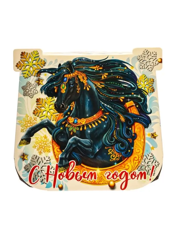 Подарок в картонной упаковке ПОДКОВА БЕЛАЯ 1000 гр