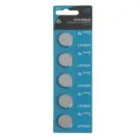 Батарейка литиевая Luazon, CR2032, блистер, 5 штук