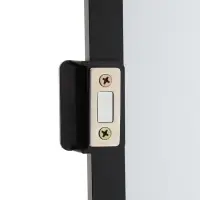 Зеркало интерьерное поворотное &laquo;Клик Мебель&raquo;, на дверцу, на стену, 80&times;30 см, цвет чёрный