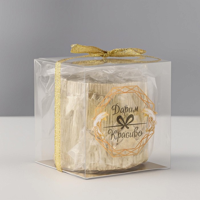 Свеча новогодняя "Новый год" 6,5х7, золотая