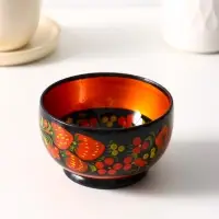 Чашка деревянная хохлома &laquo;Малая&raquo;, 11&times;5.5 см