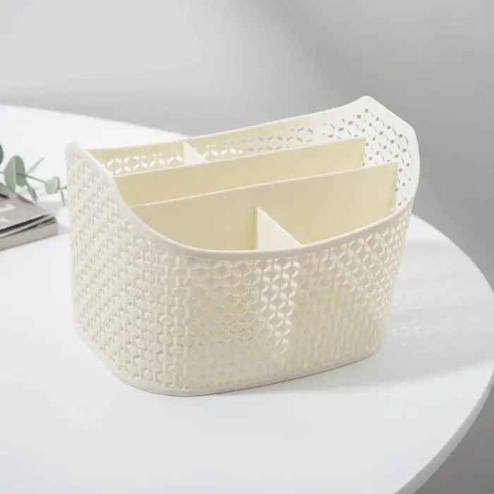 Корзина для хранения, 5 отделений, 18,3×14,2×11,7 см, цвет МИКС