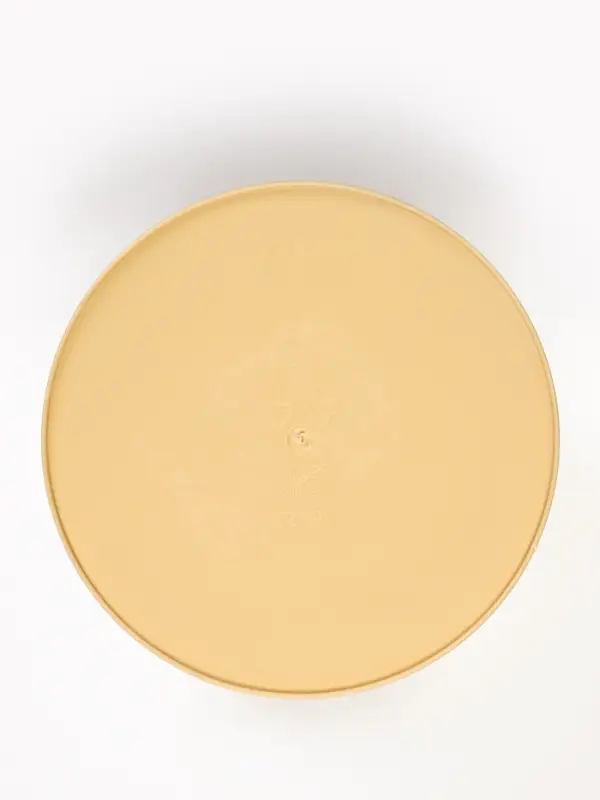 Ваза для цветов, 3.8 л, d=14 см, h=25.5 см, пластиковая, жёлтая