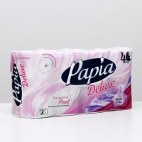 Туалетная бумага PAPIA DELUXE Dolce Vita, 4 слоя, 8 рулонов