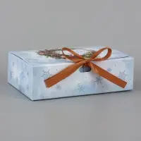 Коробка подарочная, самосборная двухсторонняя &laquo;С Новым годом!&raquo;, 16.5&times;12&times;5 см