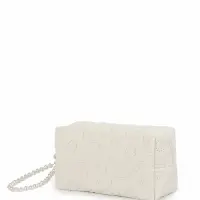 Косметичка дор Цветок 17*6*9, отд на молнии, молочный