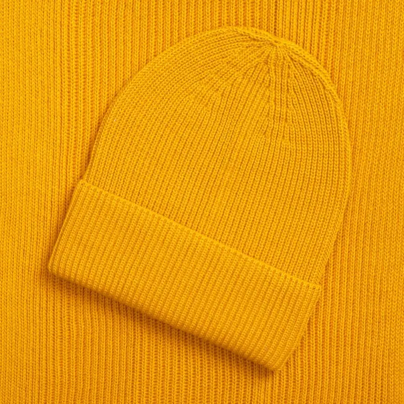 Шарф Nobilis Mono, желтый (медовый)