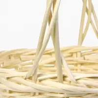 Набор корзин 3 шт ИВА 35x35x14 30x30x12 25х25x11 см ПЛЕТ ручка h=20/18/16 см