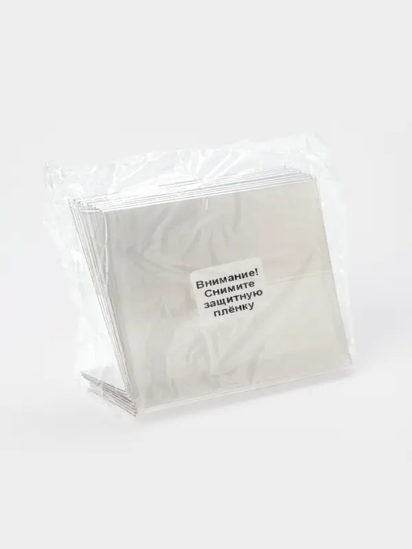 Ценникодержатель горизонтальный, 9&times;7 см, ПЭТ 0.5 мм, цвет прозрачный