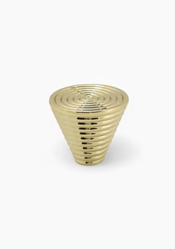 Ручка-кнопка CAPPIO &laquo;Лабиринт&raquo;, цинк, цвет золото