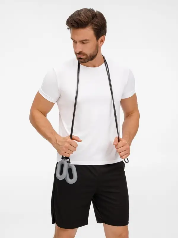 Мультифункциональная скакалка с эспандером Multi McFly, серая Мультифункциональная скакалка с эспандером Multi McFly, серая