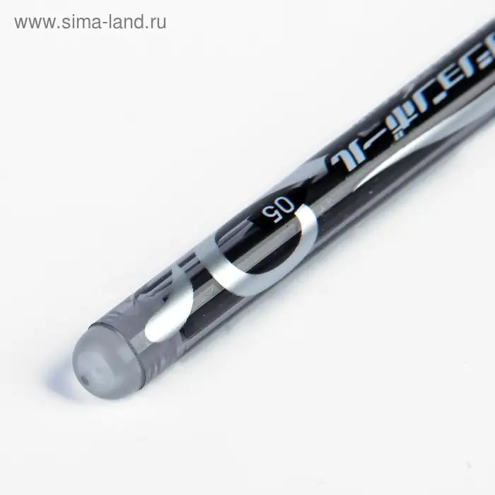 Ручка гелевая со стираемыми чернилами 0.5 мм, стержень чёрный, корпус тонированный Ручка гелевая со стираемыми чернилами 0.5 мм, стержень чёрный, корпус тонированный