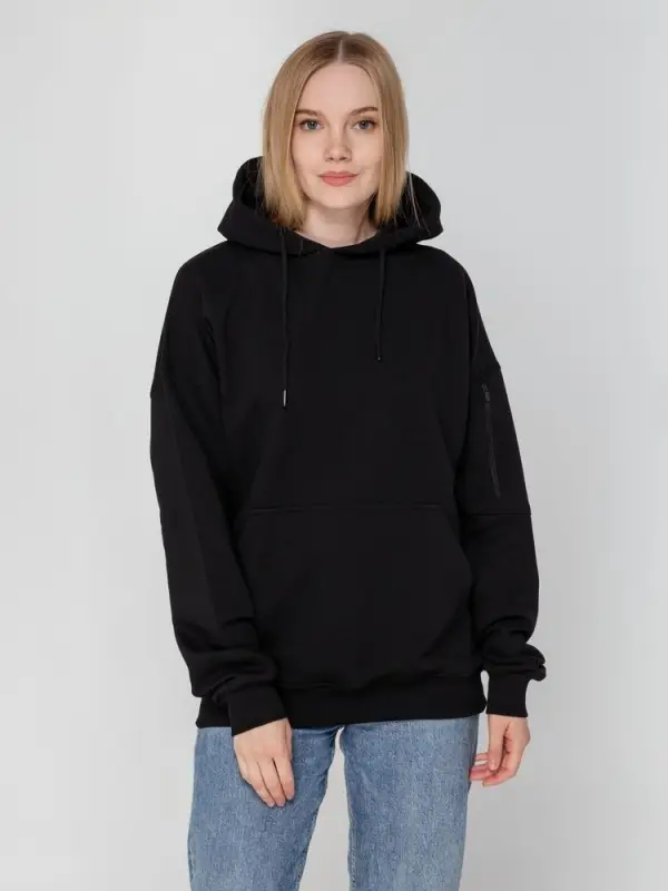 Худи унисекс Hand Some, черное, размер XS/S Худи унисекс Hand Some, черное, размер XS/S