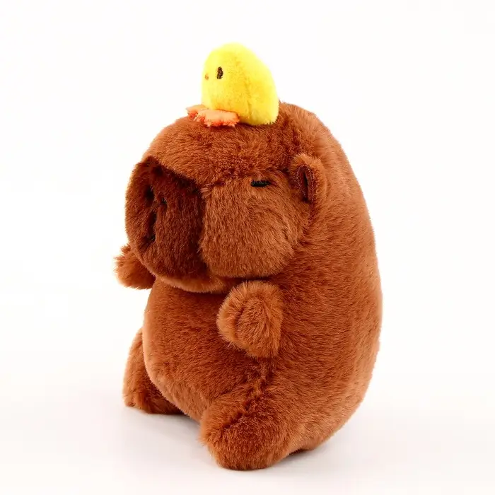 Мягкая игрушка &laquo;Капибара с уточкой&raquo;, 13 см
