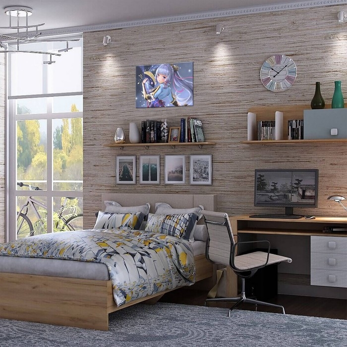 Картина по номерам 30 × 40 см «Геншин» «Аяка» 27 цветов Картина по номерам 30 × 40 см «Геншин» «Аяка» 27 цветов