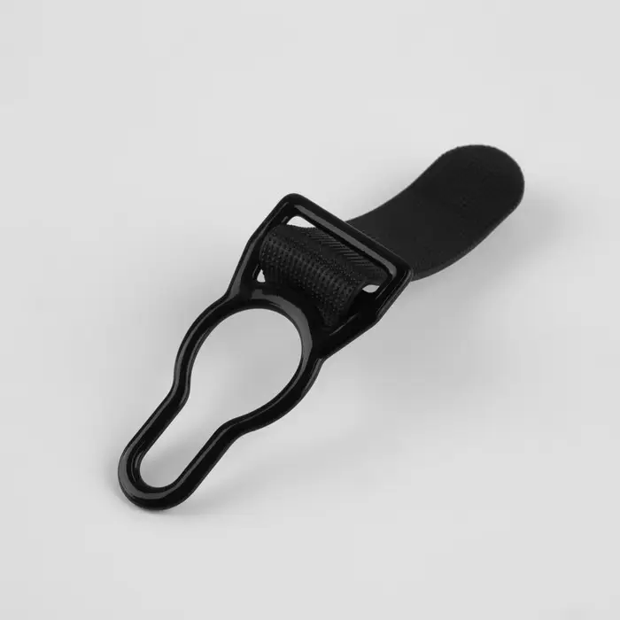 Застёжка для чулок, металлическая, 12 мм, 4 шт., чёрная Застёжка для чулок, металлическая, 12 мм, 4 шт., чёрная