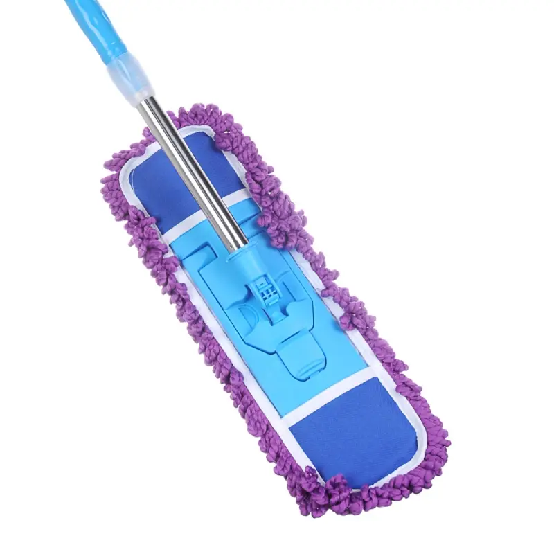 Швабра со смен.насадкой тм VETTA, насадка микрофибра 42х12 см, телеск.ручка 120см, сталь, пластик