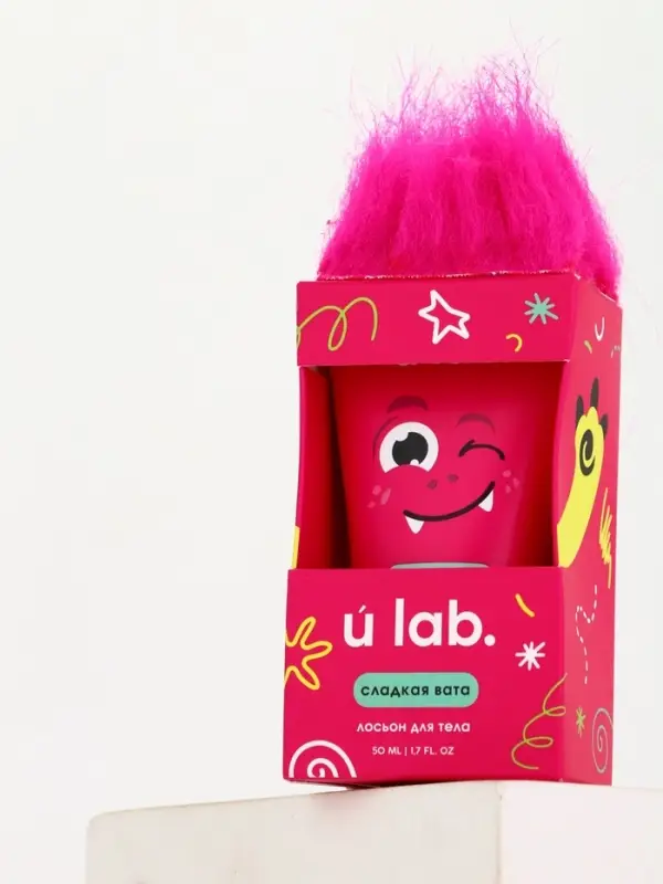 Лосьон для тела детский &laquo;Монстрики&raquo;, аромат сладкая вата, ULAB