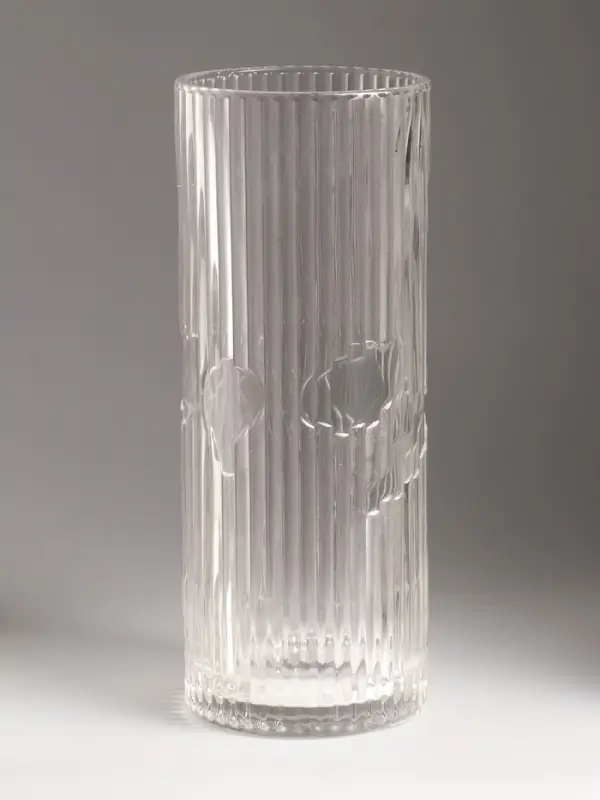 Ваза стекло настольная "Вигдис" 29,5х12 см, прозрачный
