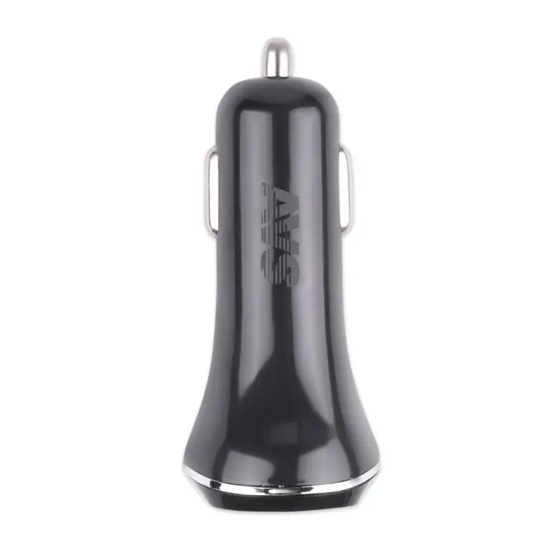 USB автомобильное зарядное устройство AVS 2 порта UC-322 (2,4А, черный) (Black Edition)