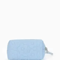 Косметичка дор Цветок 17*6*9, отд на молнии, голубой