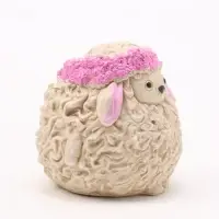 Фигурка декоративная &laquo;Овечка Юля&raquo;, 6&times;6 см, слоновая кость