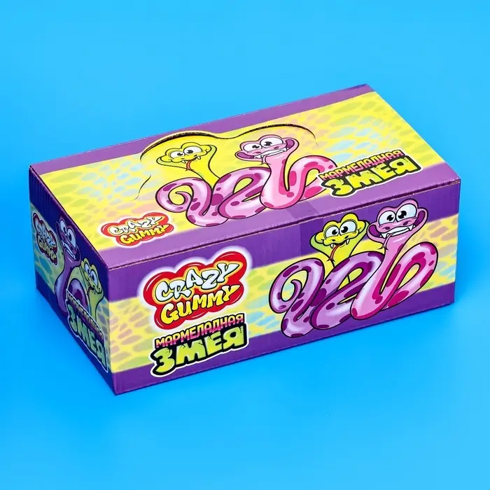 Мармелад CRAZY GUMMY Мармеладная змея, 15 г Мармелад CRAZY GUMMY Мармеладная змея, 15 г